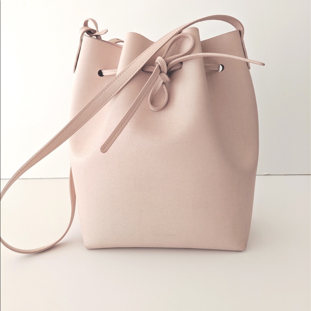 Mansur Gavriel Rosa Pink Bucket Bag New